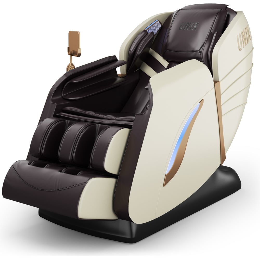 Изображение товара Массажное кресло UNIX Med Adora Beige MCADORABG с 10 режимами и инфракрасным нагревом