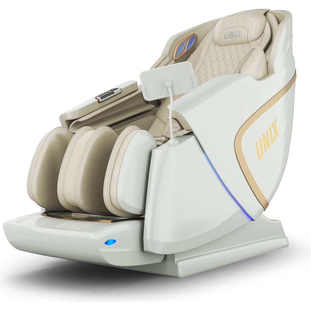 Изображение товара Массажное кресло UNIX Med Aura White MCAURAWT с 36 режимами и функциями для всего тела