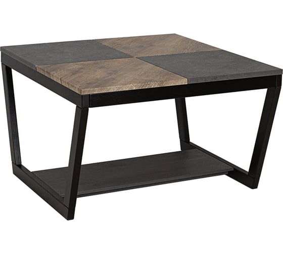 Изображение товара Стол журнальный Мебелик BeautyStyle 32 дуб крымский состаренный/серый бетон/венге 9359