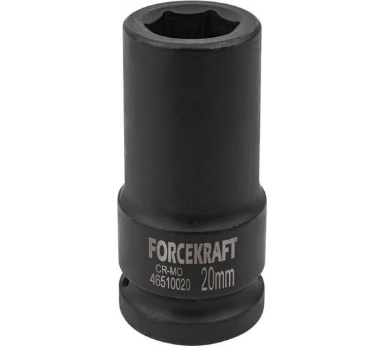 Изображение товара Головка ударная 6-гранная глубокая Forcekraft 3/4, 20 мм FK-46510020(19624)