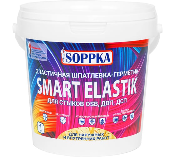 Изображение товара Строительный герметик для OSB SOPPKA SMART ELASTIK 1 кг СОП-Шов1