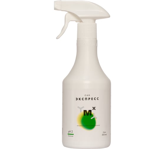 Изображение товара Моющее средство для ванной и туалета, очиститель акриловых ванн, раковин и душевых кабинок МАСТЕРХИМ САН ЭКСПРЕСС 500 МЛ 010КП05Т
