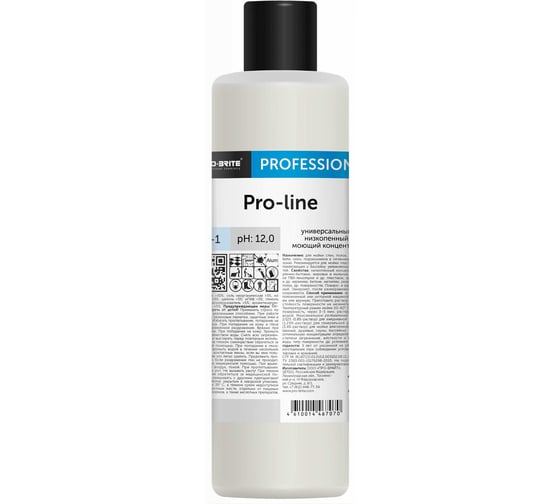 Изображение товара Универсальный низкопенный моющий концентрат Pro-Brite PRO-LINE 1 л 036-1