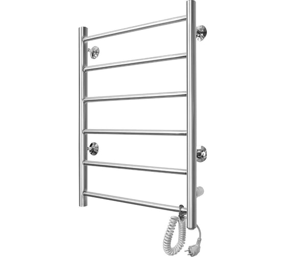 Изображение товара Полотенцесушитель электрический Domoterm Аврора DMT 109-6 50x71 EKTD L диммер, хром, 4680419504106