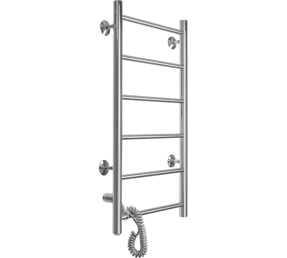 Изображение товара Полотенцесушитель электрический Domoterm Аврора DMT 109-6 40x80 EKTD L сенсорный диммер, хром, 4680419504465