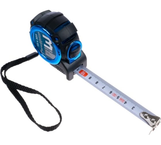 Изображение товара Рулетка РемоКолор RemoStar, обрезиненный корпус, усиленная лента, автостоп, 3мх16мм, 15-4-303