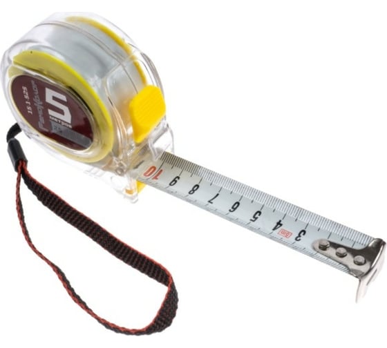 Изображение товара Рулетка РемоКолор Т3, прозрачный корпус из ABS-пластика, трехслойное покрытие ленты, 15-1-525