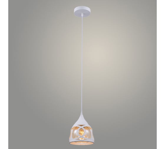 Изображение товара Подвес РОСТОК 27380/1HQ WT белый, 1x60W, E27, h1000, KK23 988033959