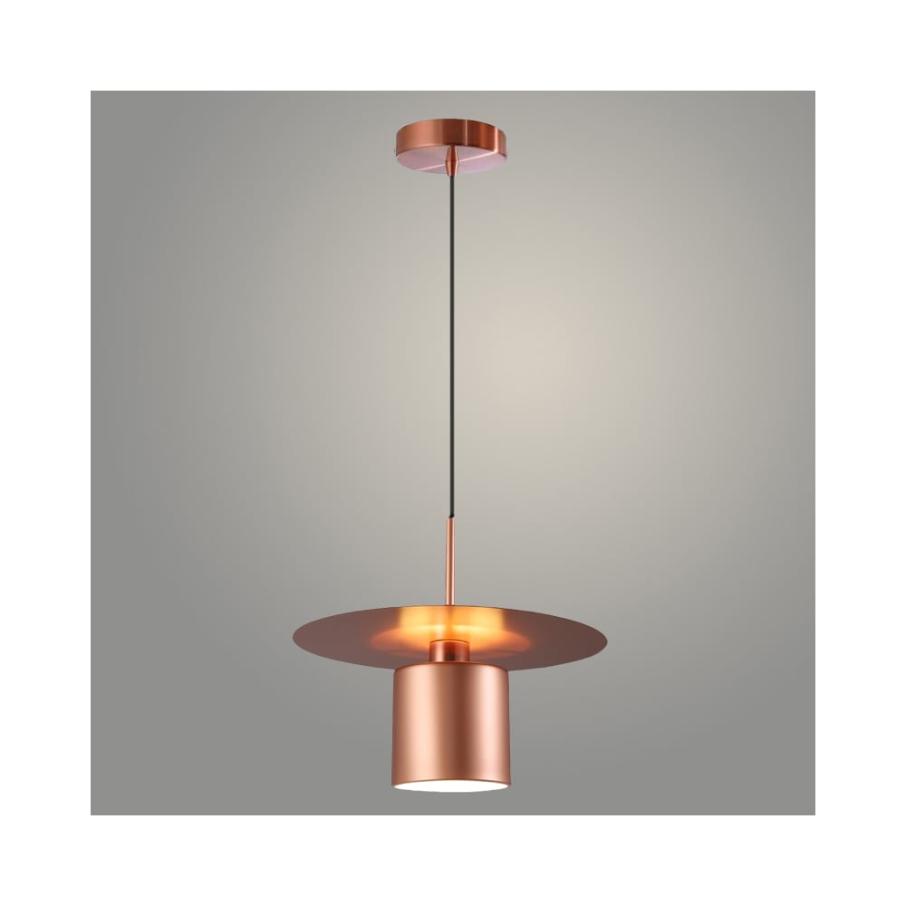Изображение товара Подвес РОСТОК 6509/1HQ RGD+WH розовое золото/белый, 1x40W, E27, d250 h1300, TXN23 988036130
