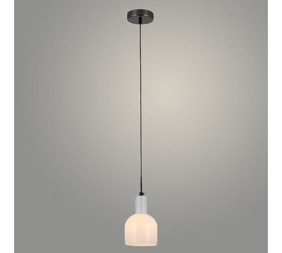 Изображение товара Подвес РОСТОК 74569/1HQ WT+PB белый/жемчужно-черный, 1x40W, E14, h800, GNV23 988033111