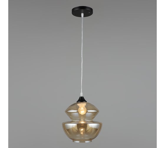 Изображение товара Подвес РОСТОК A3685/1HQ BK+AM черный, 1x40W, E27, d210 h800, QH22 988013393