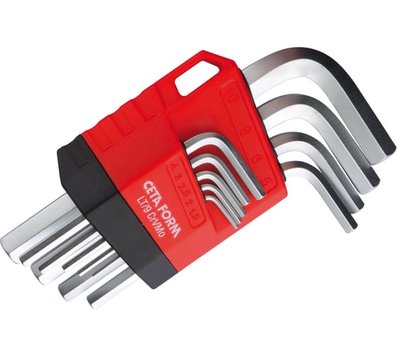 Изображение товара Набор Г-образных ключей Ceta Form Hex 9 предметов LT/9