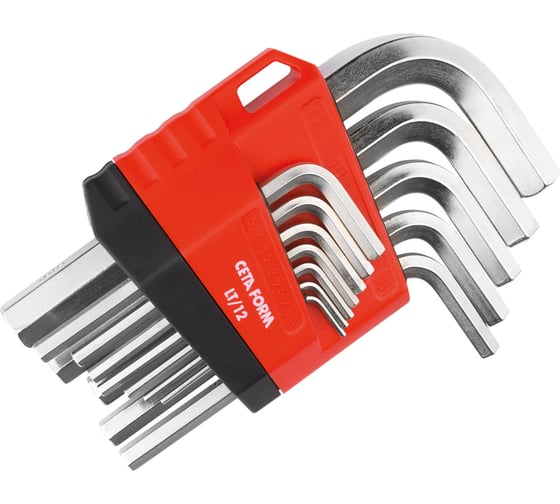 Изображение товара Набор Г-образных ключей Ceta Form Hex 12 предметов LT/12