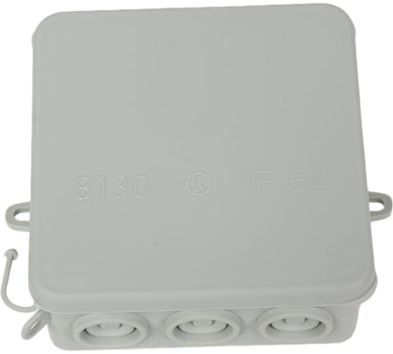 Изображение товара Распределительная коробка KOPOS 8130 KA для открытой проводки 88х88х40мм IP54 RAL7035 8130_KA