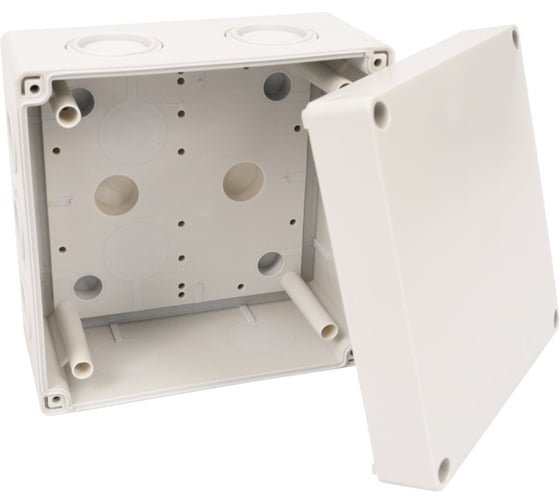 Изображение товара Распределительная коробка KOPOS KSK 125 UV HF KA для открытой проводки серая 125х125х75мм IP66 KSK 125_KA