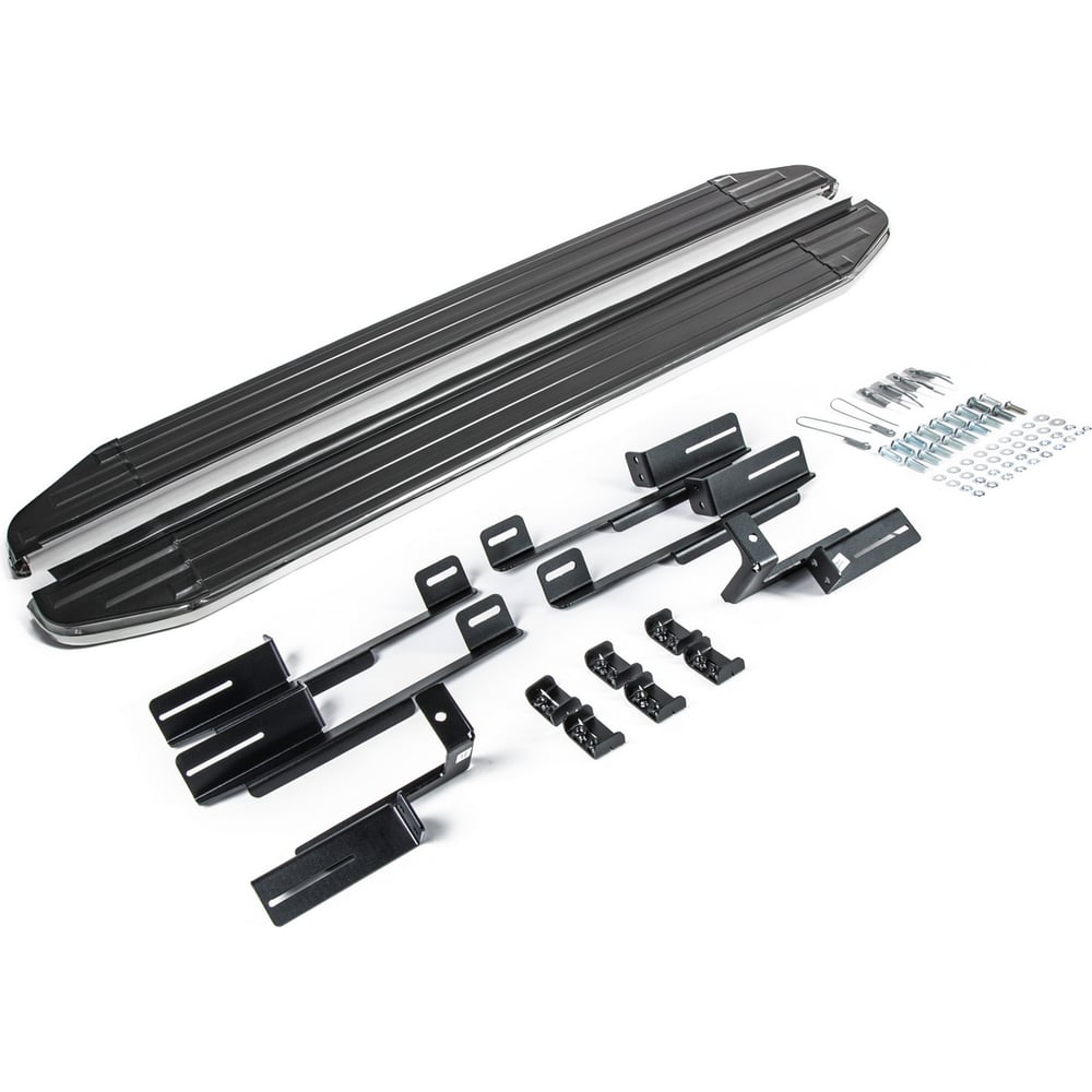 Изображение товара Пороги на автомобиль Rival Premium для Mitsubishi Eclipse Cross 2018-2021 алюминий