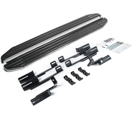 Изображение товара Пороги на автомобиль Rival Premium для Mitsubishi Eclipse Cross 2018-2021 г.в., 180 см, 2 шт., алюминий A180ALP.4007.1