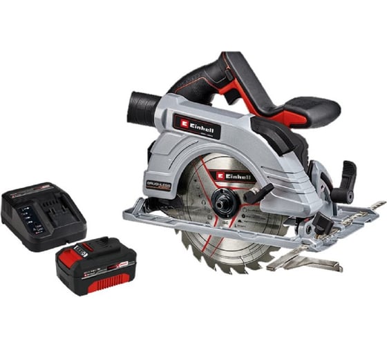 Изображение товара Пила циркулярная аккумуляторная Einhell PXC TP-CS 18/190 Li BL + 1 акк. 4 Ач + ЗУ 3 А 4331210SET