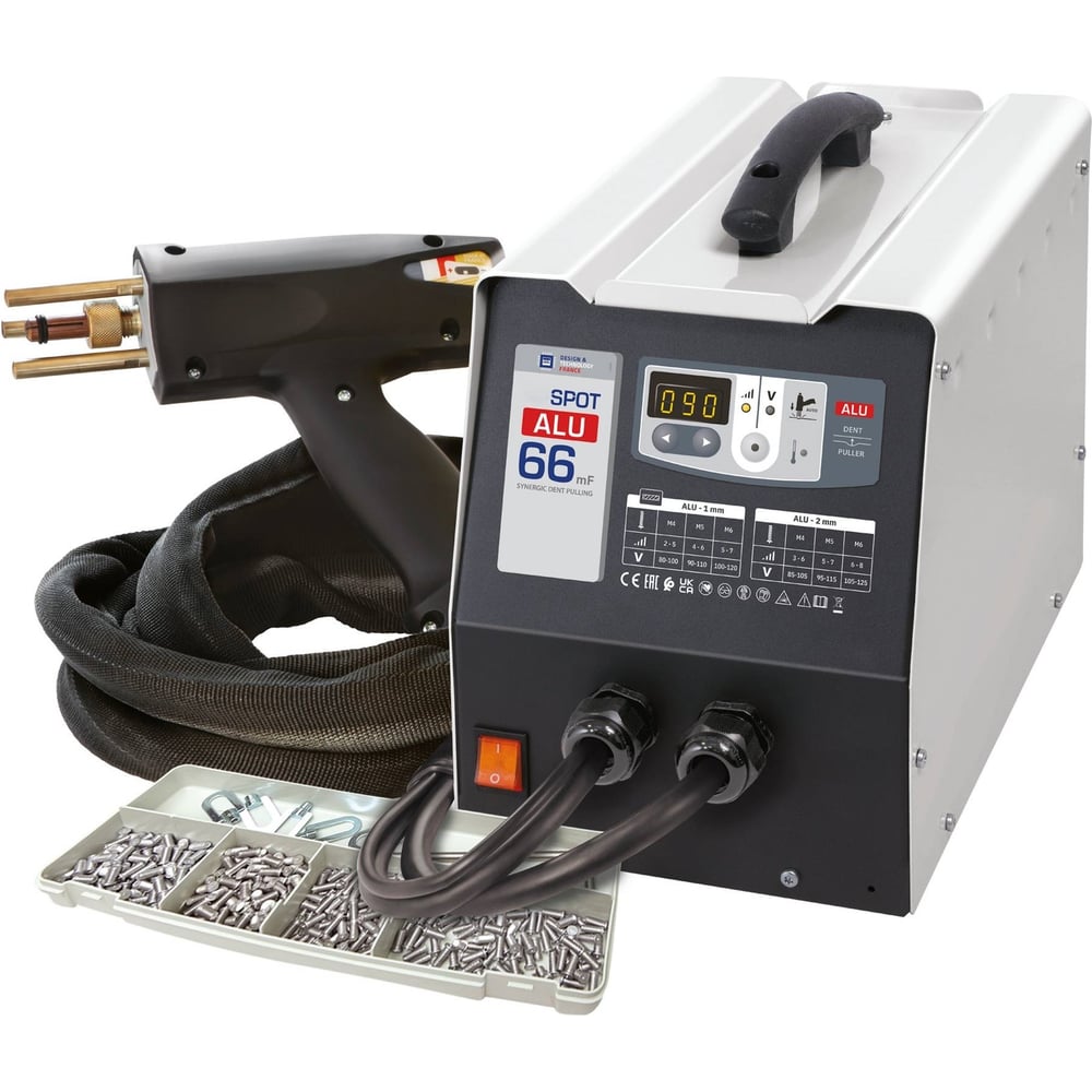 Изображение товара Профессиональный аппарат для ремонта алюминия IMS SPOT ALU 66 13000 А 2,6 кВт для сварки