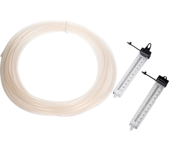 Изображение товара Строительный уровень РемоКолор водяной, 7м, внутренний диаметр 6мм, шкала колбы 100мм, 21-0-007