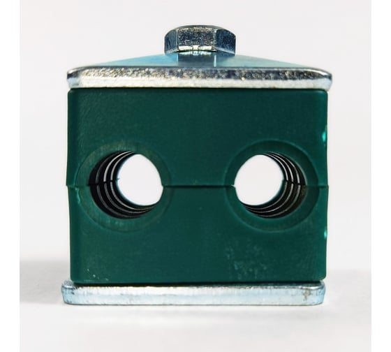 Изображение товара Крепление гидравлических труб и РВД АРКАИМ DIN 3015, 21.3 мм, сдвоенный, 5 шт. 21.3х2/G1П/1Б/5шт