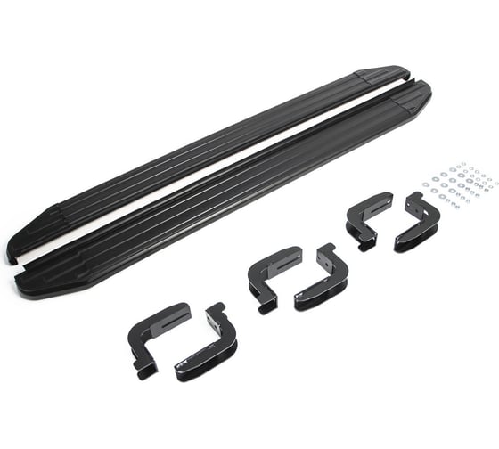 Изображение товара Пороги на автомобиль Rival Premium для Nissan Navara D40 2004-2015 г.в., 193 см, 2 шт., алюминий A193ALP.4105.1