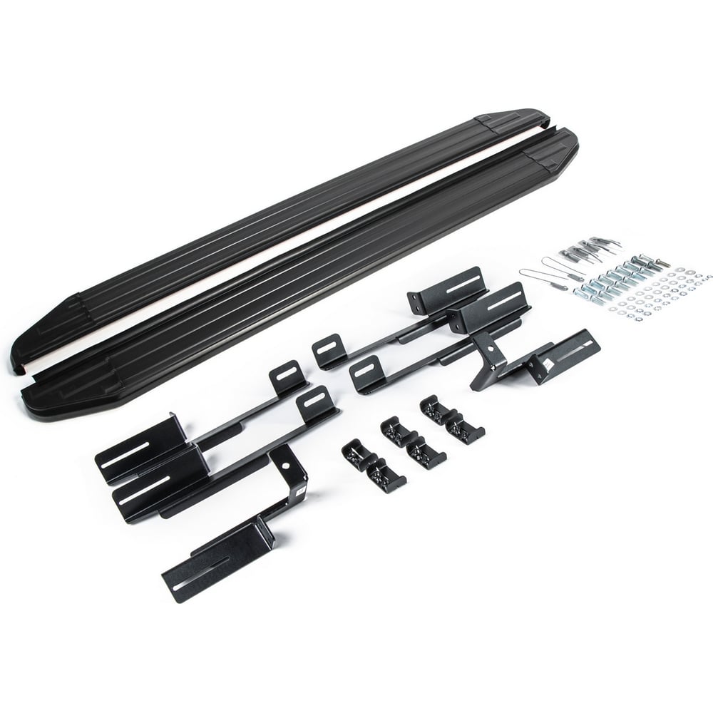 Изображение товара Пороги на Mitsubishi Eclipse Cross 2018-2021 Rival Premium-Black 180 см