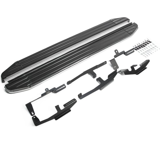 Изображение товара Пороги на автомобиль Rival Premium для Mazda CX-5 II 2017-н.в., 173 см, 2 шт., алюминий A173ALP.3802.1