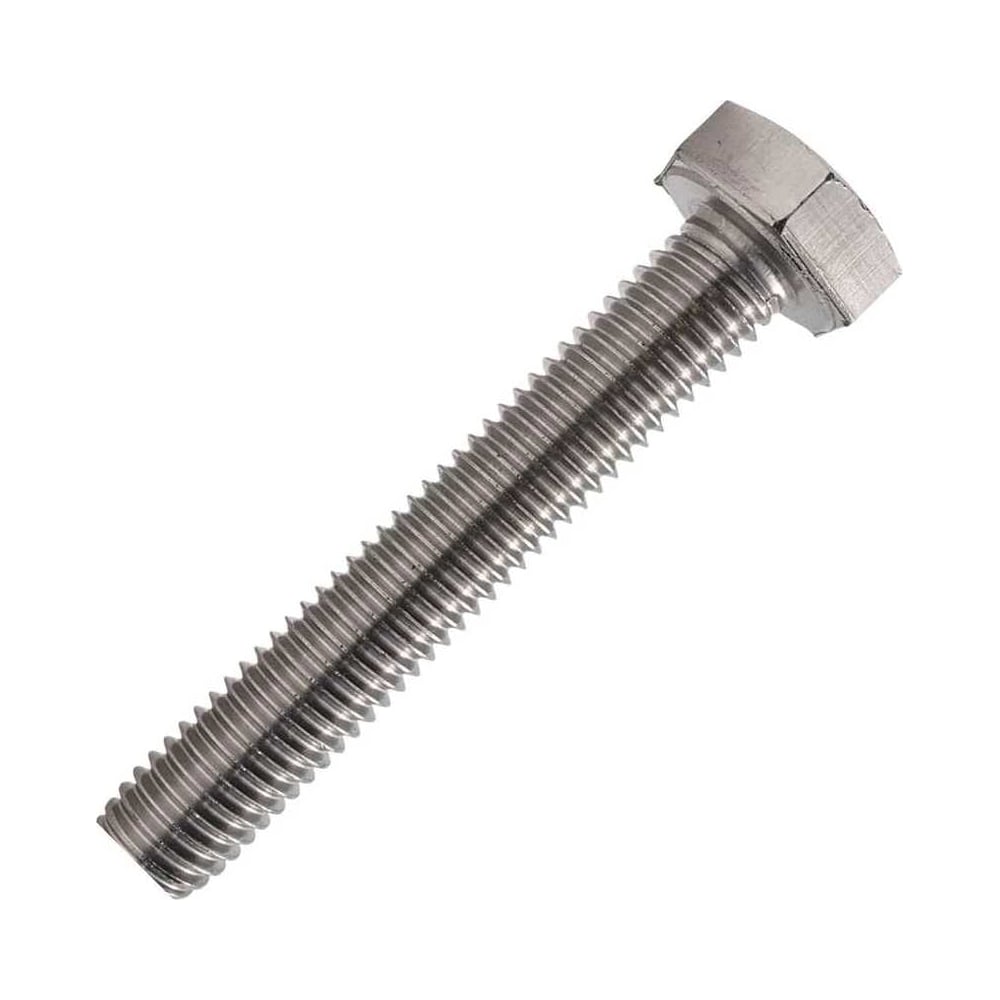 Изображение товара Нержавеющий болт М16 80 мм А4 DIN 933 10 штук