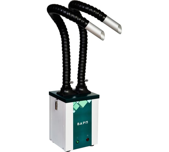 Изображение товара Комплект дымоуловителя ВАРП ВП25 с двумя дымоприемниками 50мм с креплением на блок КВП25-К-2Б50-СУ