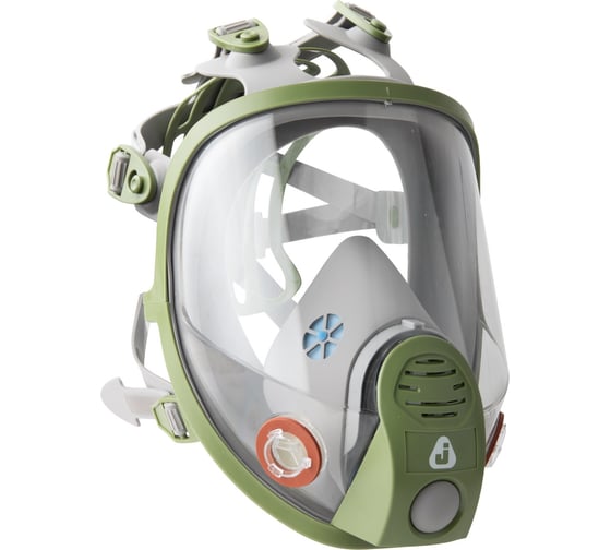 Изображение товара Маска полнолицевая Jeta Safety увеличенная линза, с переговорным устройством + плёнка, разм.XL 8950-XL