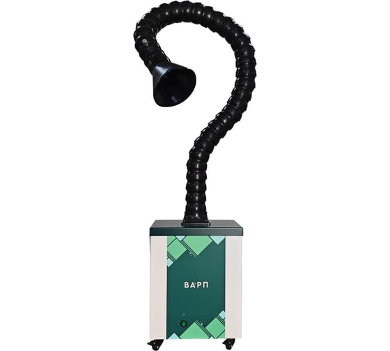 Изображение товара Комплект дымоуловителя ВАРП ВП30 с дымоприемником 75мм с креплением на блок КВП30-1Б75-ПА