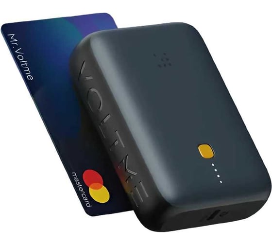 Изображение товара Внешний АКБ VOLTME Hypercore HP10P 10000 mAh USB-С+USB-A 30W, PD3.0, QC4+, Темно Серый Металлик, B3025