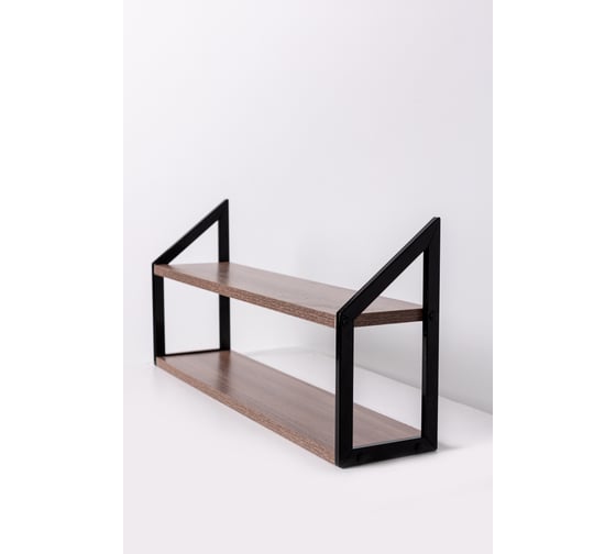 Изображение товара Стеллаж настенный-настольный Титан Мета Ангули 150x600, ясень шимо темный 4670026245479