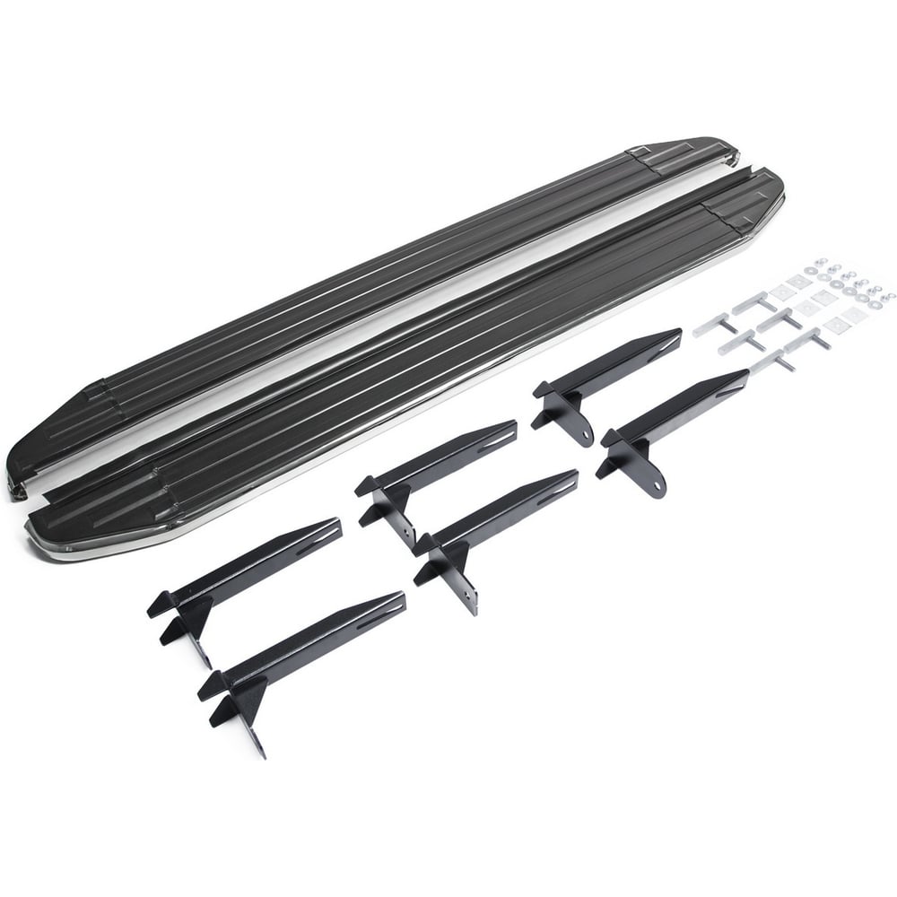 Изображение товара Пороги Rival Premium для Volkswagen Amarok 2010-2016 из алюминия