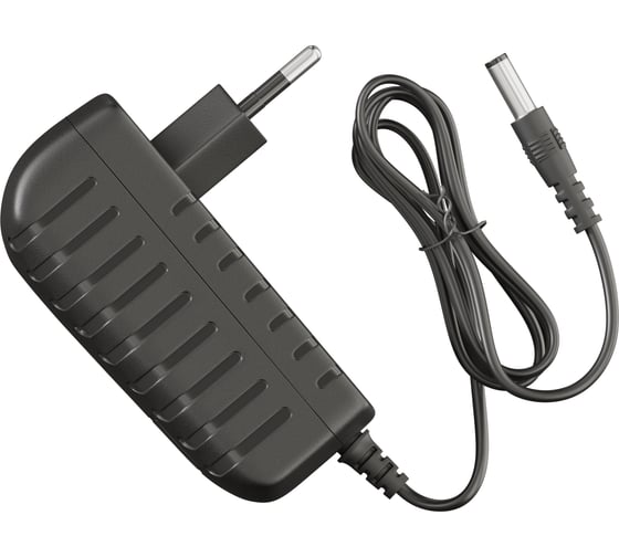 Изображение товара Блок питания (адаптер) OGM 12В, 24Вт, 110-230В, 2А, IP20, 82х51х34мм, коннектор 2.5x5,5мм, черный PS3-20