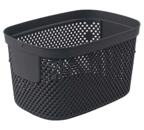 Изображение товара Корзинка HOBBY LIFE NICKEL тёмно-серая 3л 15.5x22.3x13см HL041290DG
