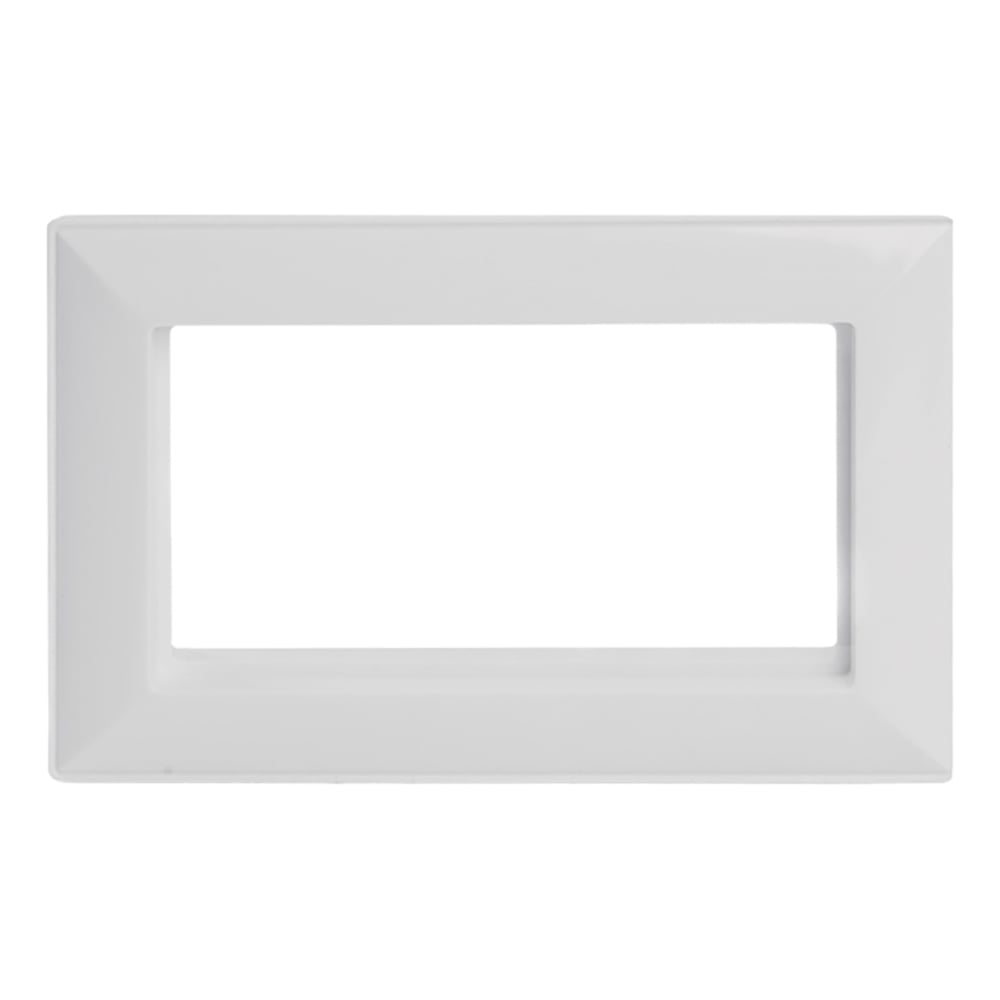 Изображение товара Рамка 2-местная STEKKER серия Катрин без перемычки белая для кабель-каналов