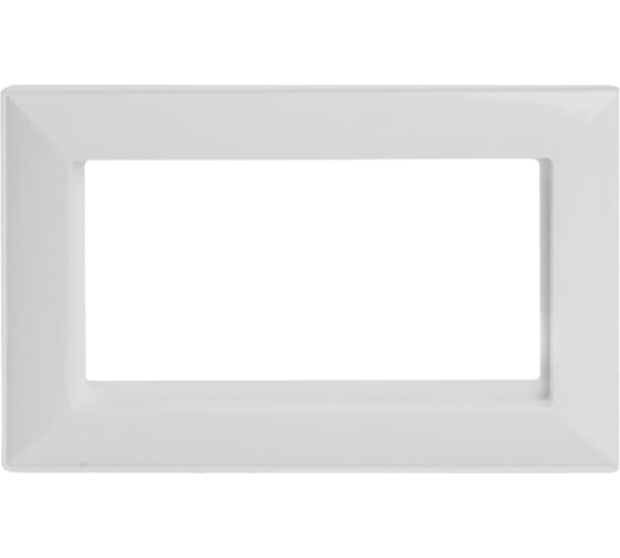 Изображение товара Рамка 2-местная STEKKER (без перемычки), пластик, серия Катрин, PFR00-7012-01, белый, 50050