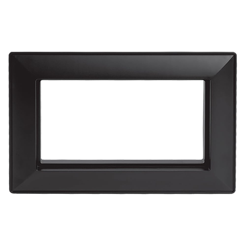 Изображение товара Рамка 2-местная STEKKER черного цвета для электротехнических модулей