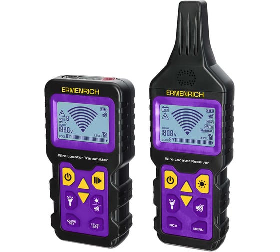 Изображение товара Детектор подземных проводов Ermenrich (Эрменрих) Ping SM150, фиолетовый 84550