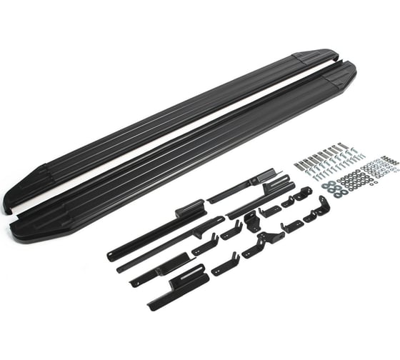 Изображение товара Пороги на автомобиль Rival Premium-Black для Toyota RAV4 XA50 2019-н.в., 180 см, 2 шт., алюминий A180ALB.5710.1