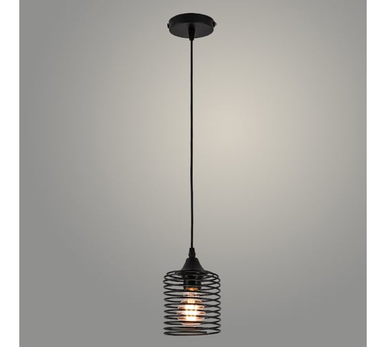Изображение товара Подвес РОСТОК G22806/1HQ F BK черный, 1x40W, E27, d140 h1000, LCY23 988034373