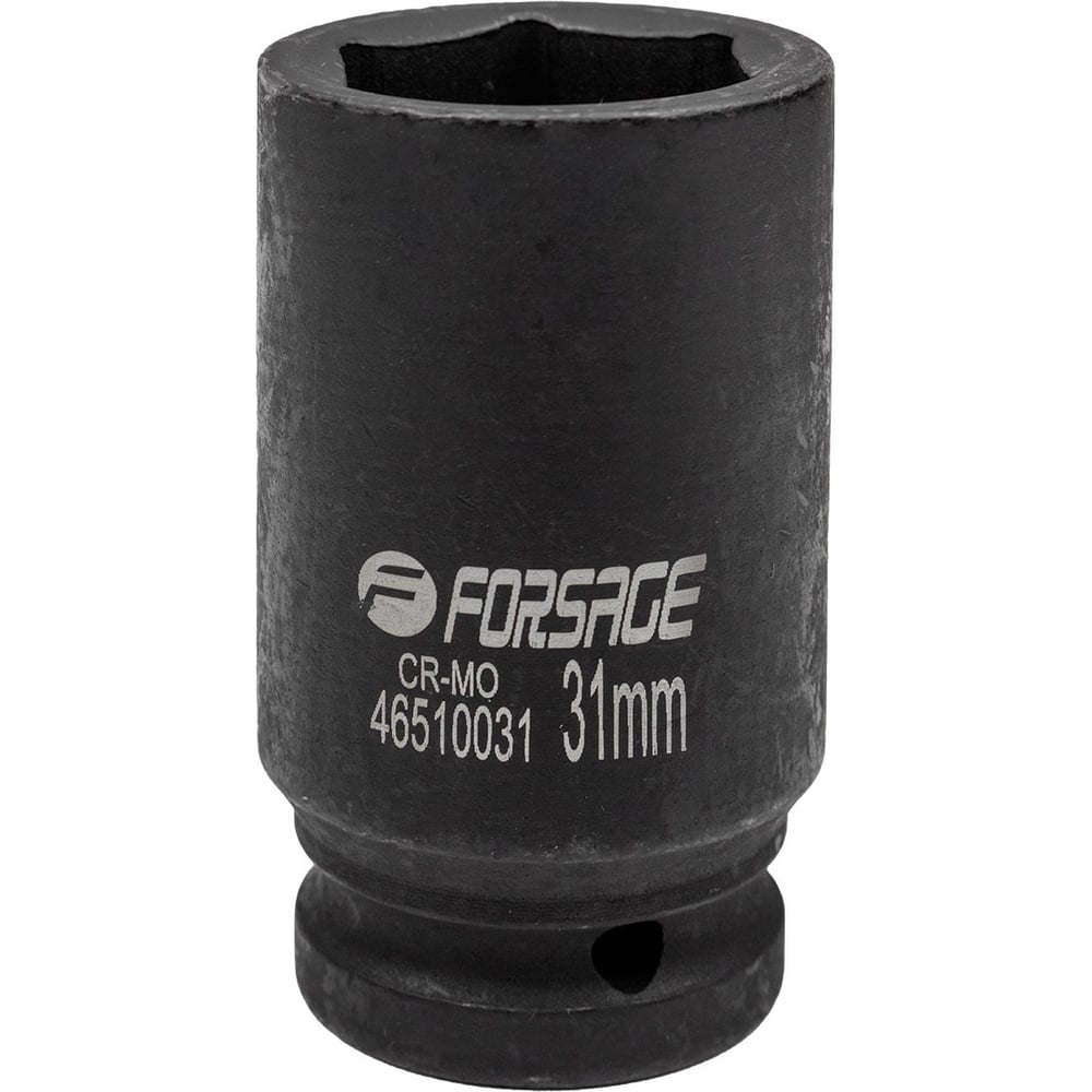 Изображение товара Головка ударная Forsage глубокая 3/4 дюйма 31 мм 6-гранная
