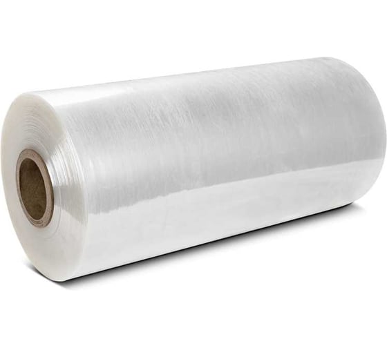 Изображение товара Стрейч пленка для машинной упаковки первичная ВОЛГА ПОЛИМЕР 500мм 17мкм (16 кг) 120%, 514160138