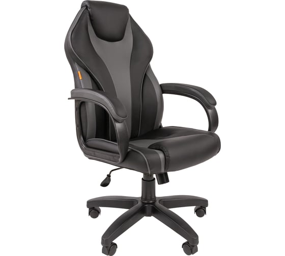 Изображение товара Компьютерное кресло CHAIRMAN 299 экопремиум черный/серый 00-07062451