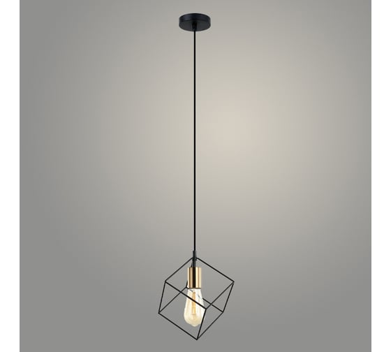 Изображение товара Подвес РОСТОК MDM4244/1HQ BK+BRO черный/коричневый, 1x60W, E27, d230 h1230, XLD22 98802757111