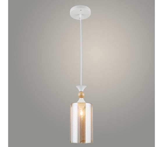 Изображение товара Подвес РОСТОК N5196/1HQ WT белый, 1x40W, Е27, d120 h800, QH22 988025825