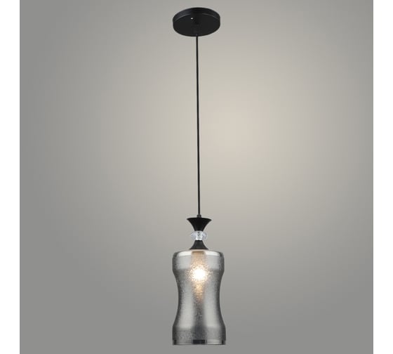 Изображение товара Подвес РОСТОК N5844/1HQ BK+SMK черный, 1x40W, Е27, d120 h800, QH23 988372661