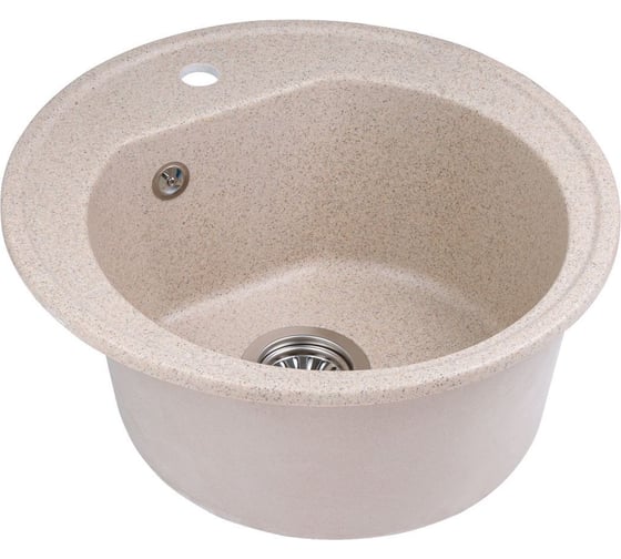 Изображение товара Мойка кухонная из искусственного камня AV Engineering RICHI гранит 510x510 мм, AV510510RGTA